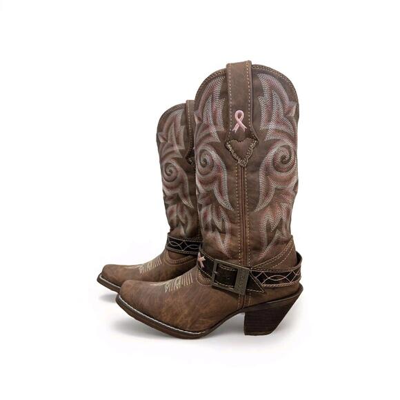 CRUSH™ BY DURANGO® WOMEN’S SEPIA BLUSH WESTERN BOOTS DRD0438/Size 6 - Picture 2 of 10